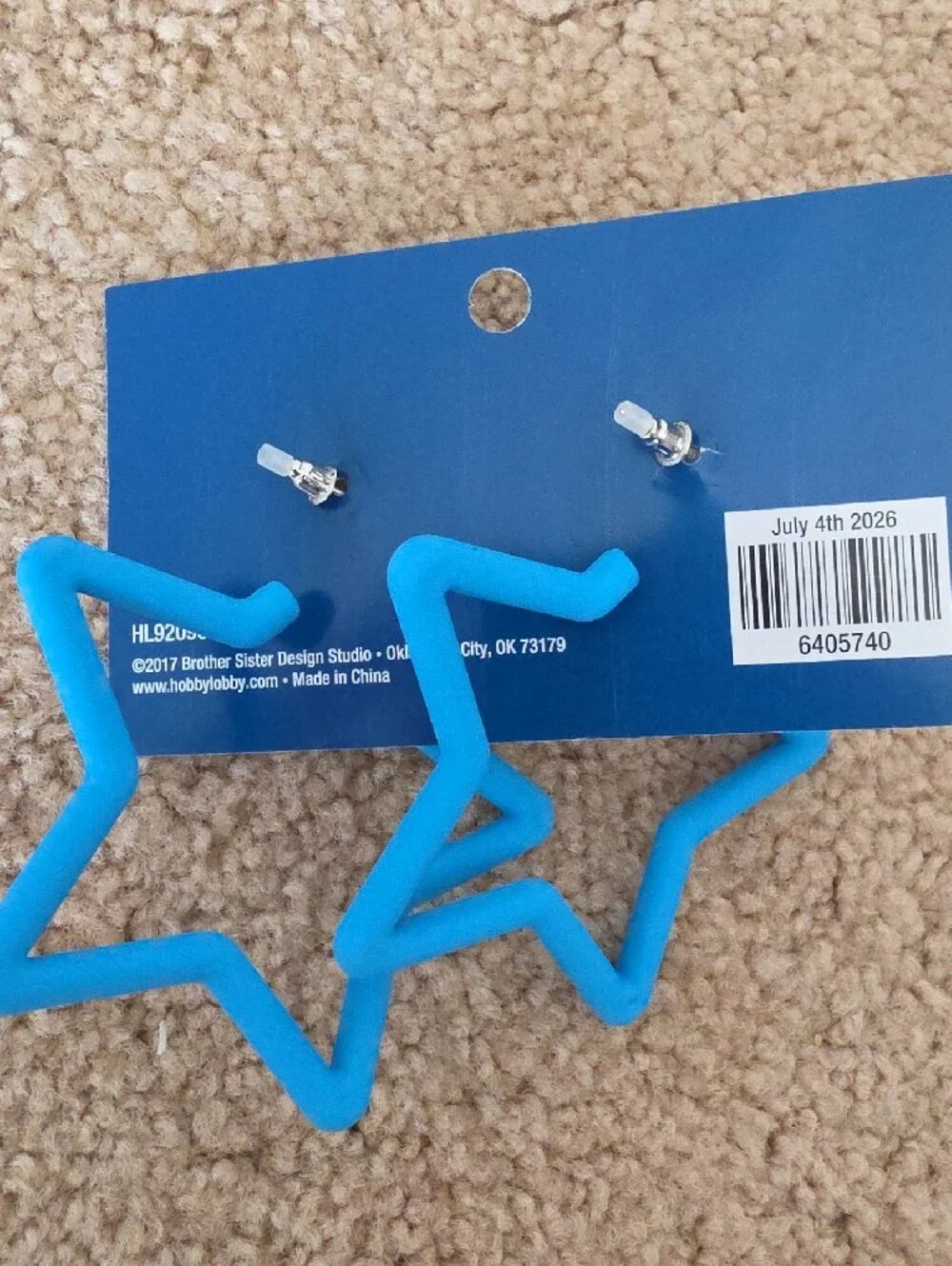 4TH OF JULY Kids Star Bangles & Bow Stickers - Red & Blue